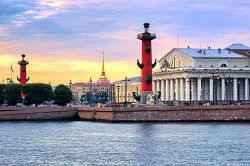 Départ de Saint-Pétersbourg
